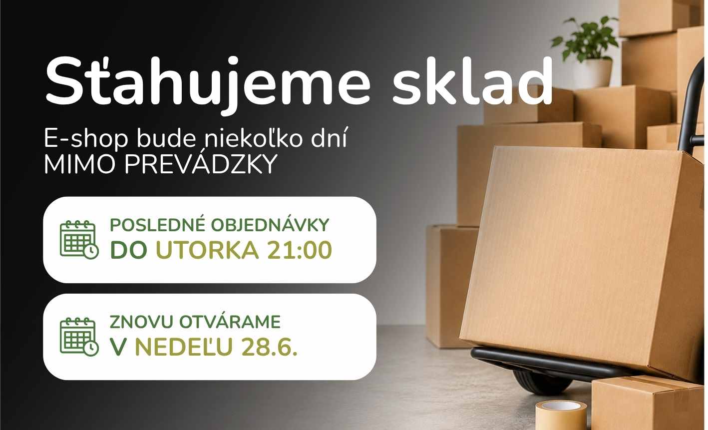 Sťahujeme sklad