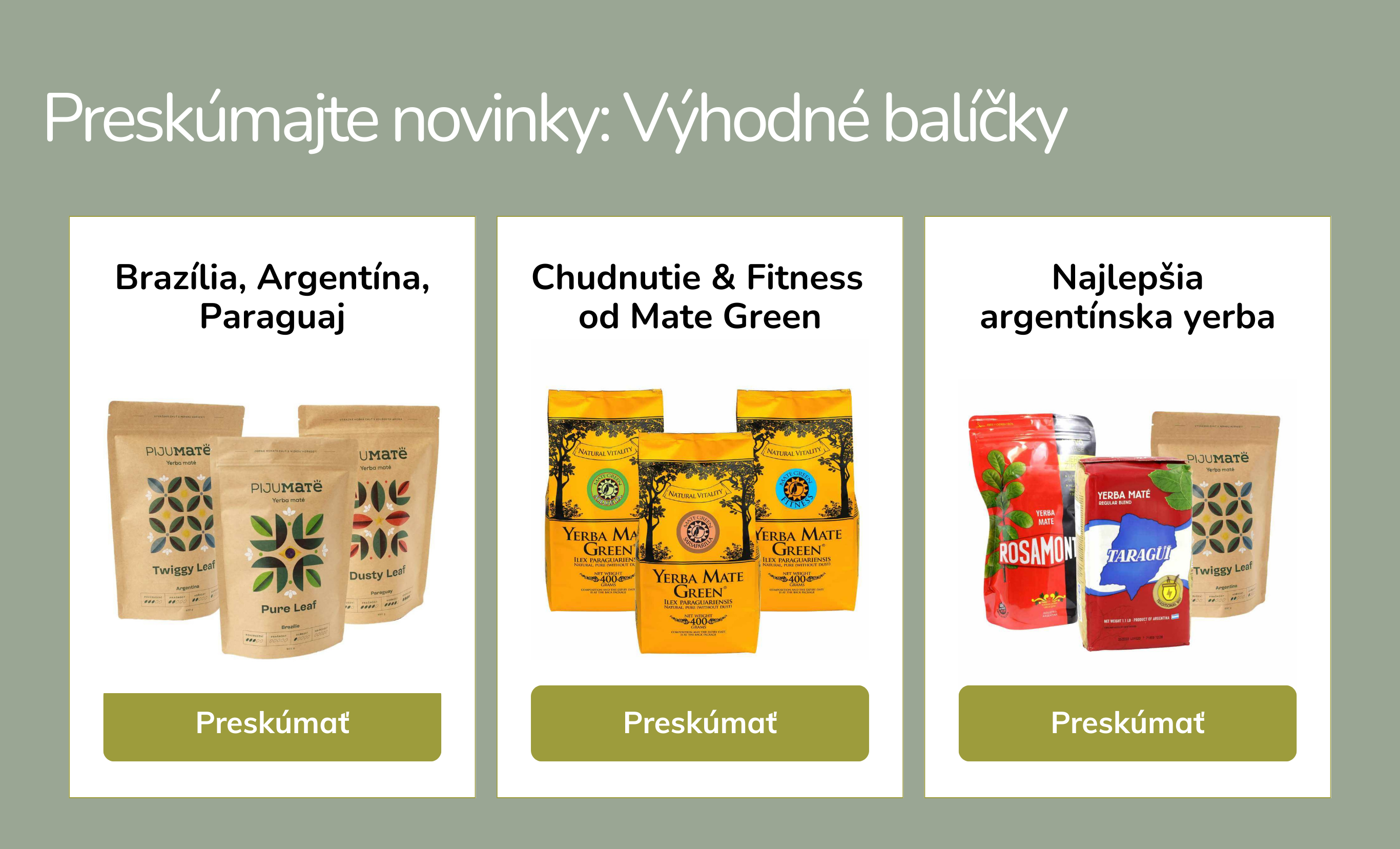 Preskúmajte novinky: Výhodné balíčky