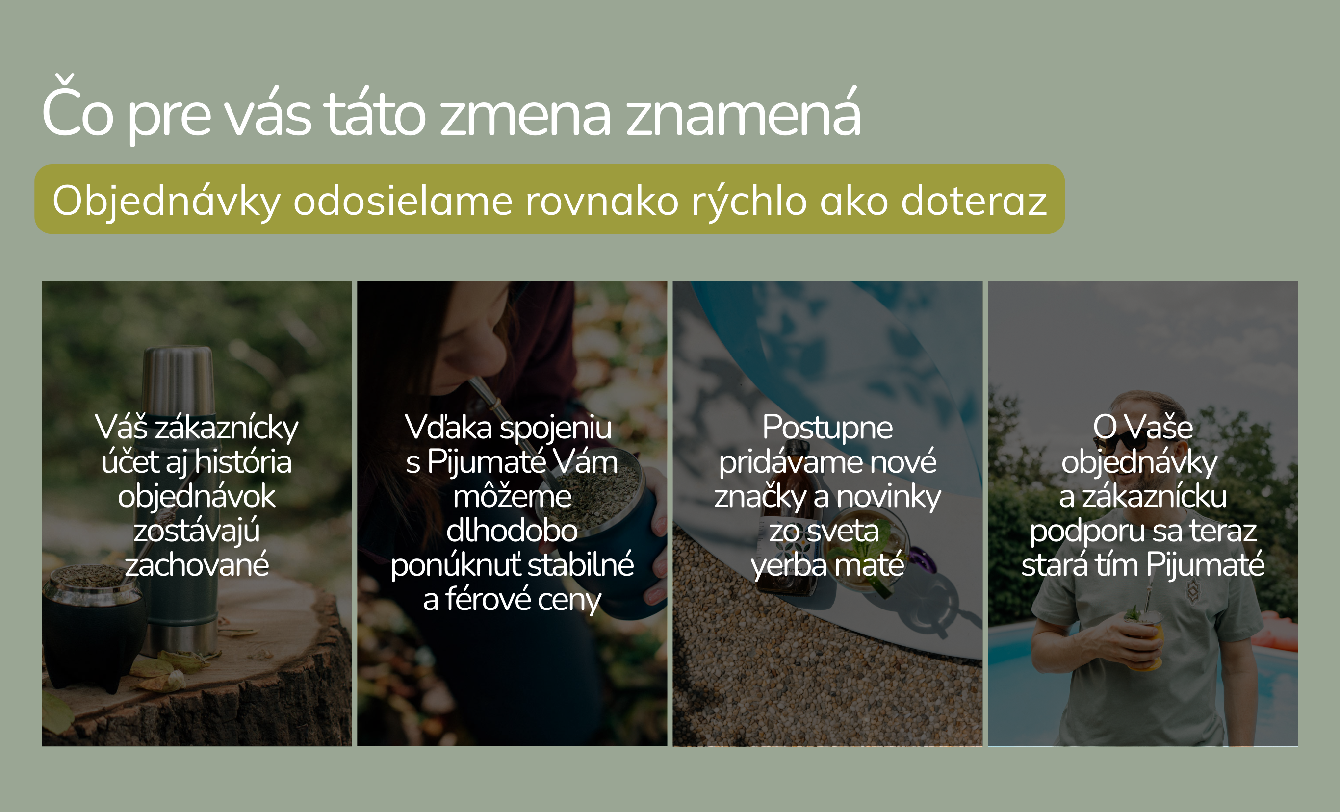 Čo pre vás táto zmena znamená