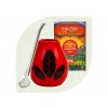 tea shop yerba mate el pajaro guarana hoja red set