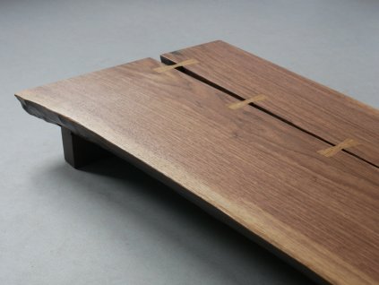 low tea table tatami japanese style table with traditional joinery american walnut table TeaTom tea table