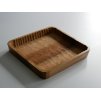 Wagatabon tray hand carved from european walnut japanese style tray TeaTom Woodworking
