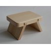 kids stool FathersJoy meditation stool zen stool dětská židlička TeaTom Woodworking