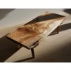 tea table from expresive wood wood art by TeaTom