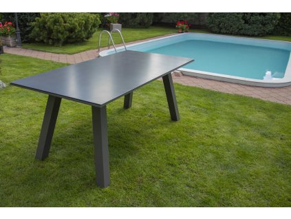 Zahradní hliníkový stůl California šedý 150cm