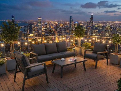 Hliníková zahradní sestava