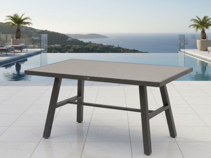 Zahradní hliníkový stůl