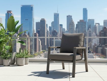 Zahradní hliníkové křeslo Atlanta