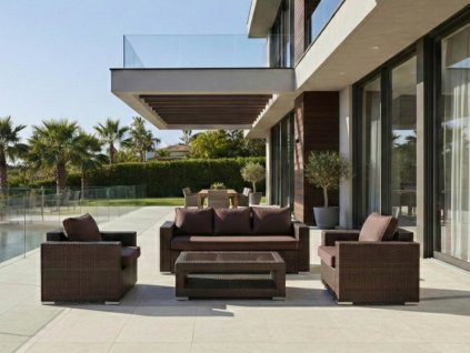 Umělý ratan zahradní souprava