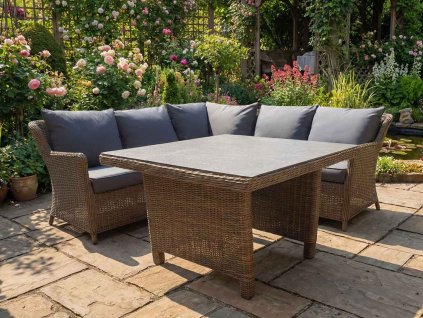 Umělý ratan zahradní sestava