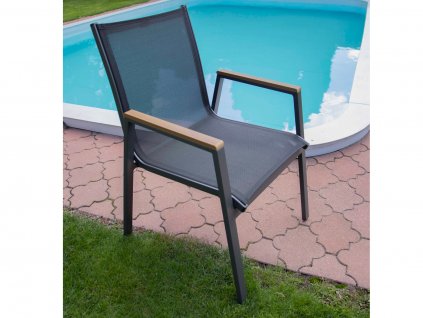 Zahradní hliníková židle
