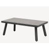 Zahradní konferenční stolek hliníkový šedý