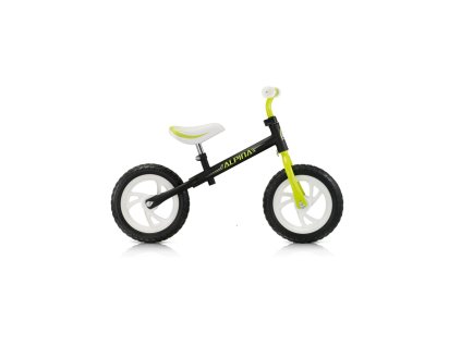 Detské odrážadlo ALPINA TORNADO Black-Green (Farba čierna / zelená)