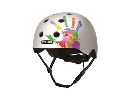 Melon Cyklistická prilba Handprint M/L , Biela (Veľkosť M/L)