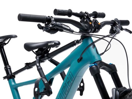 MTB sedačka a riadidlá na rám Pro Combo, Čierna