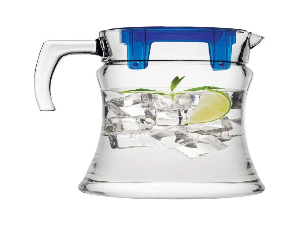 Bình nước thủy tinh 1.4L nắp nhựa XB AZUR