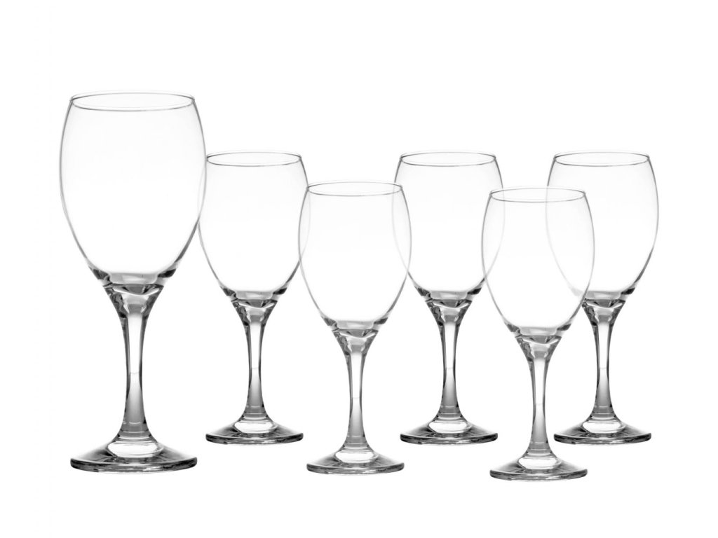 Ly vang 465ml bộ 6ks IMPERIAL hộp màu