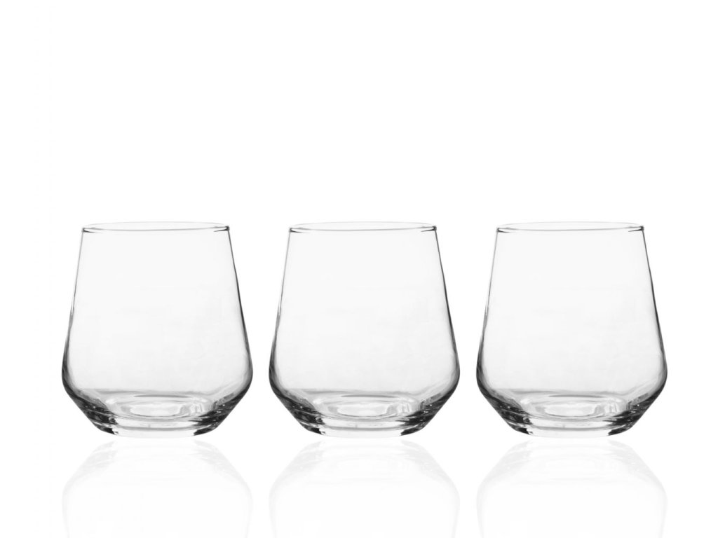 Cốc rượu whisky Allegra 355ml 3ks