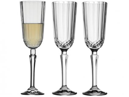 Sklenice na sekt 3ks 125ml