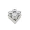 Nến cây vỉ 4ks 4x6cm 7h bạc (bịch:12ks)