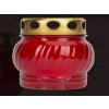 Nến mộ thủy tinh 10cm màu đỏ (bịch:21ks)