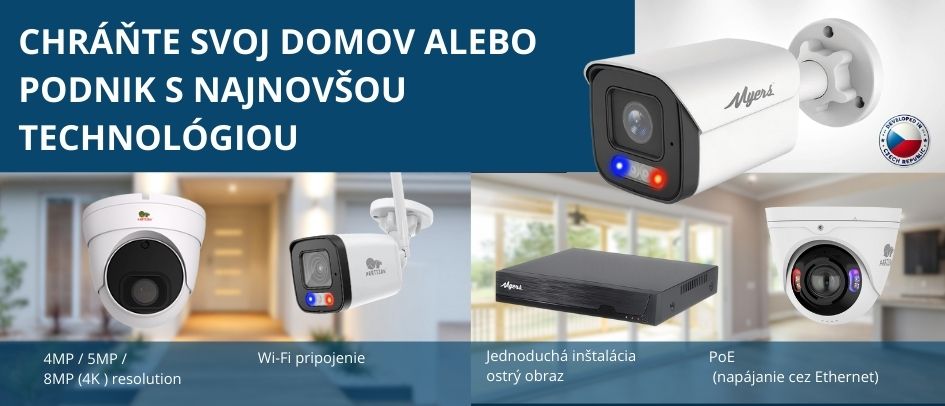 Bezpecnostné kamerove sety