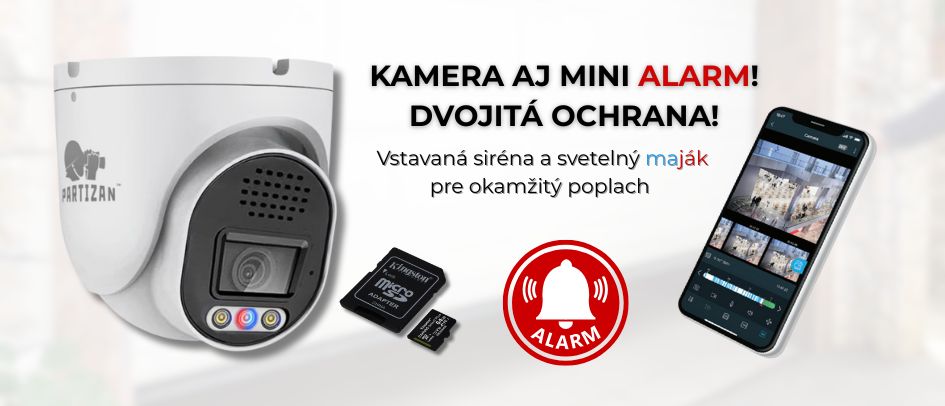 Moderná 5 MP IP bezpečnostná kamera