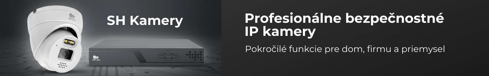 Profesionálne IP kamery Partizan SH Series