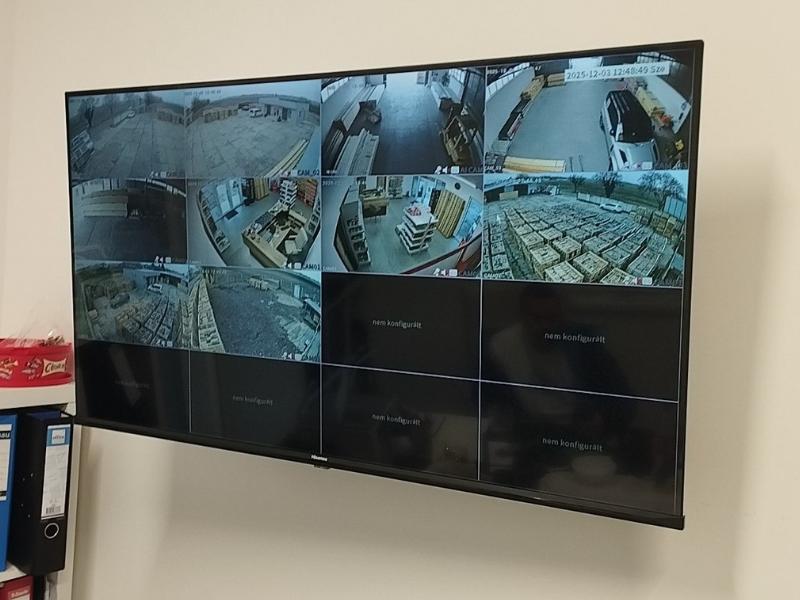 Zobrazenie viacerých kamier v kancelárii