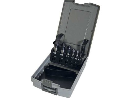 Sada záhlubníků HSS, 6 ks, 6,3 - 20,5 mm