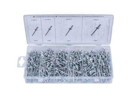 Sada hliníkových nýtů