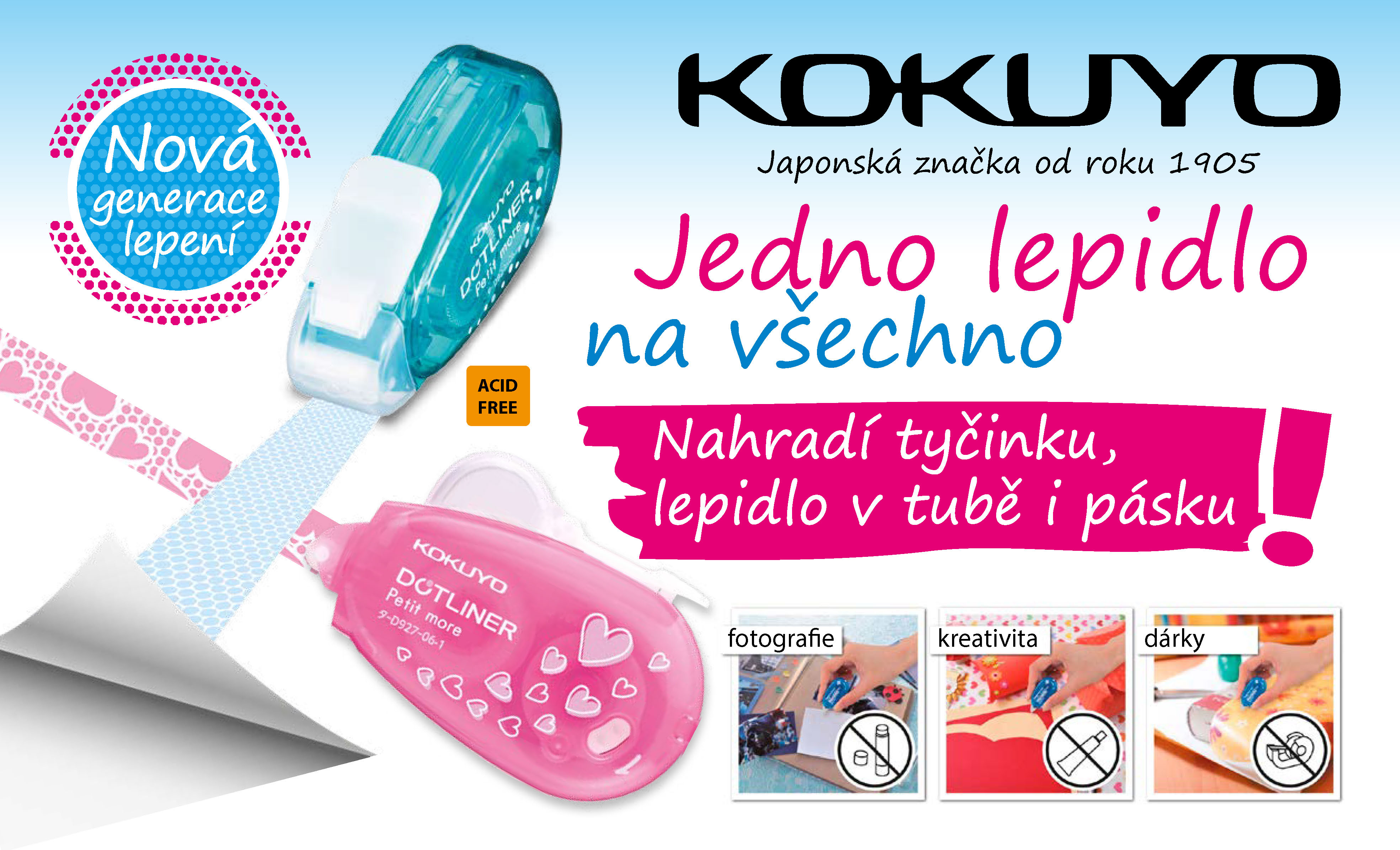 Jedno lepidlo na všechno KOKUYO