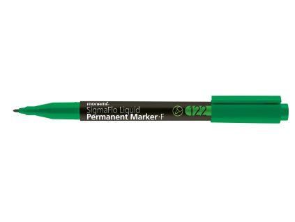 MONAMI/SigmaFlo Liquid Permanent Marker/SigmaFlo Liquid Permanent Marker 122/SigmaFlo Liquid Permanent Marker 122 - Green B.jpg