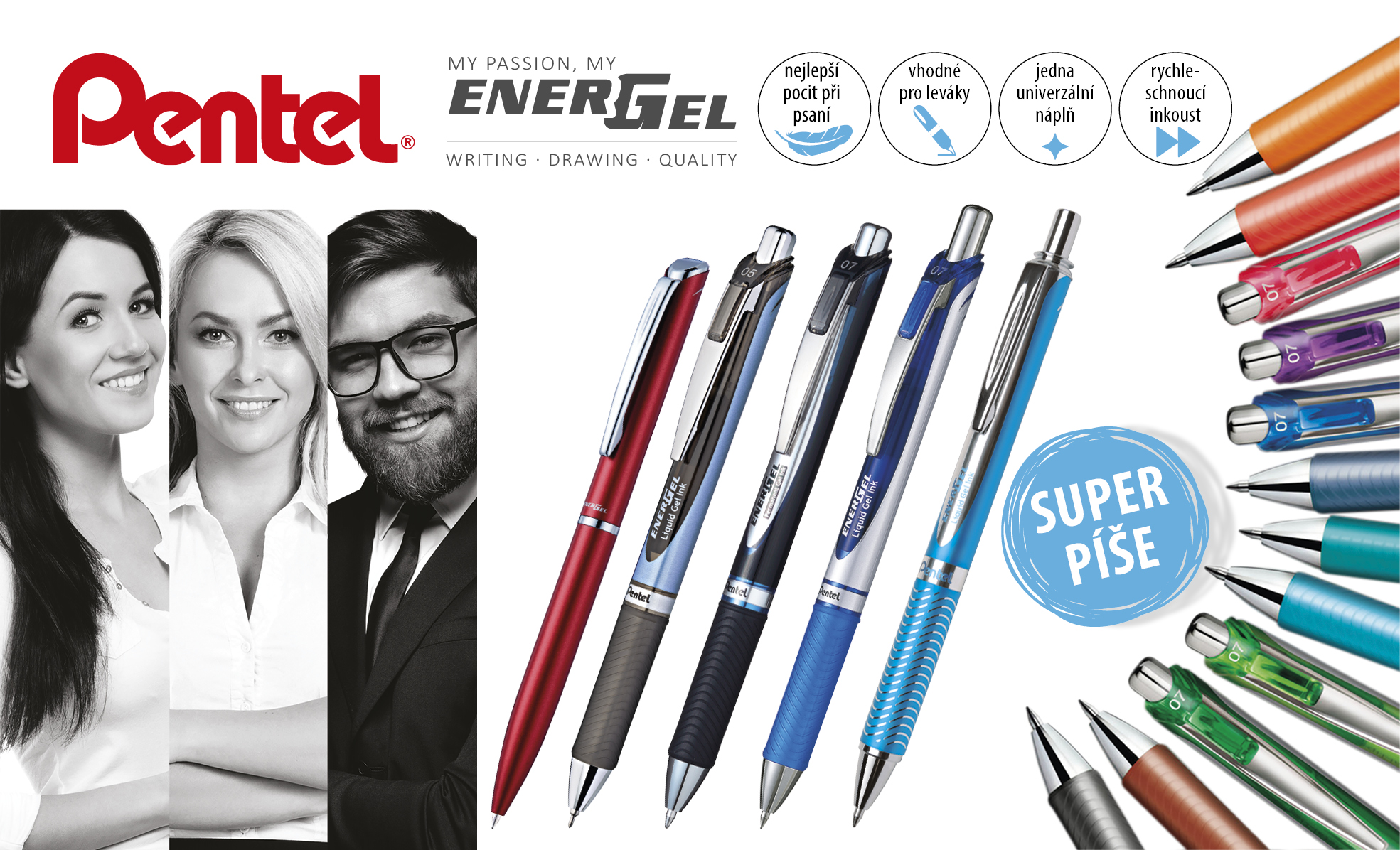 Pentel EnerGel nejlepší pero na světě