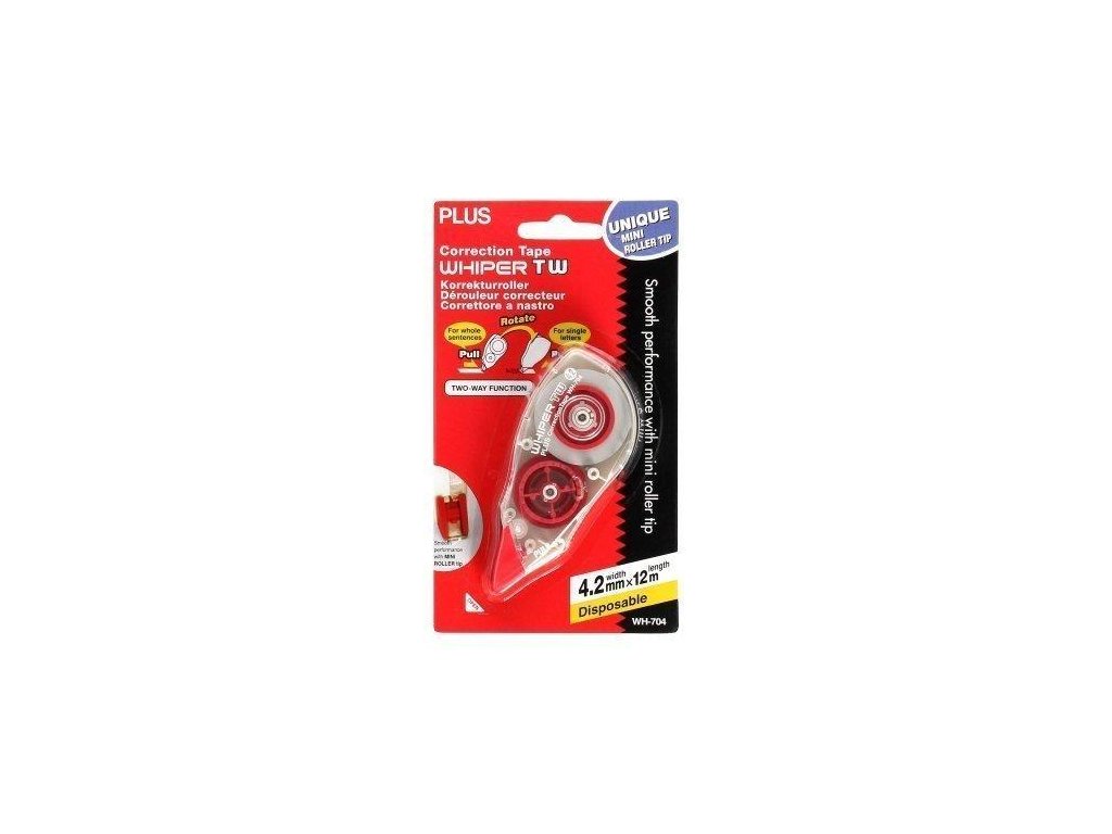 PLUS/PLUS foto+videa/Foto/Correction Tape/Correction Tape TW/Correction Tape TW_42740_Red/Pictures/CMYK/42740_1_web.jpeg