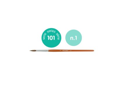 MILAN/101 Series School paint brush round short handle/80301_01.jpg