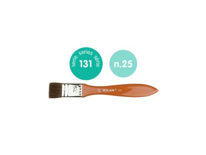MILAN/131 Series Wide flat school paint brush short handle/0413125_01.jpg