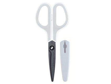 PLUS/PLUS foto+videa/Foto/Scissors/Fitcut Curve/Fitcut Curve Fluorine coated/Fitcut Curve Fluorine coated_35056_White Grey/Pictures/CMYK/_35056_Fluor_whitegrey_with_cap-p-500_web.jpeg