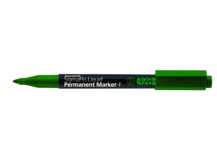 MONAMI/SigmaFlo Liquid Permanent Marker 128/128(F)-Green.jpg