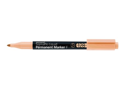 MONAMI/SigmaFlo Liquid Permanent Marker 128/128(F)-Pale Orange.jpg
