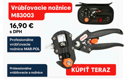 Záhradnícke nožnice na vrúbľovanie ovocných stromov a kríkov – MAR-POL M83003