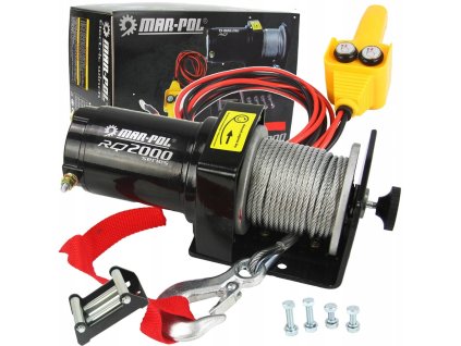 WYCIAGARKA AKUMULATOROWA do Quada 12V 2000LBS RQ2000 WCIAGARKA
