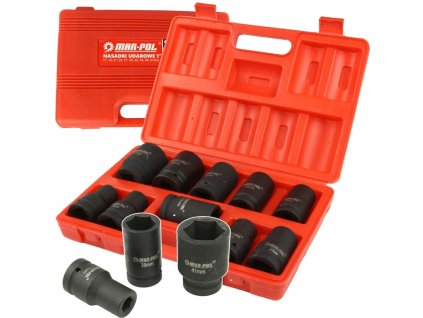 Zestaw nasadek udarowych dlugich nasadki udarowe nasadka klucze 1 17 41 mm (1)