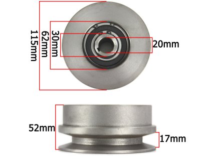 sprzeglo odsrodkowe 115x20mm 1pasek (5)