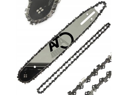 PROWADNICA Z 2 LANCUCHAMI DO PILY PILARKI PARTNER 14 35cm 3 8 1 3mm 52T