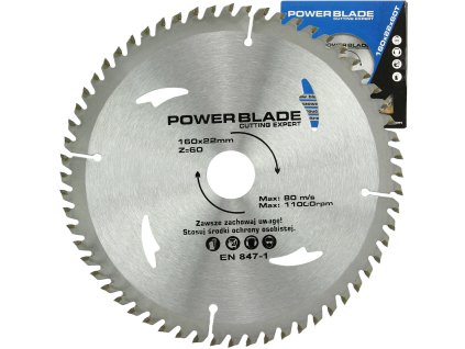 tarcza widiowa 160mm 22 60t power blade