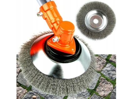 SZCZOTKA DRUCIANA DO KOSY SPALINOWEJ KOSTKI 200mm