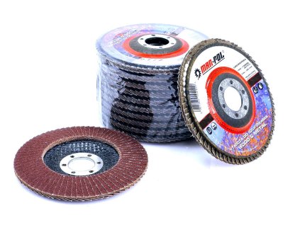 Brúsny lamelový kotúč 115 mm, zrnitosť P100 – MAR-POL M07964