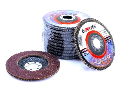 Brúsny lamelový kotúč 125 mm, zrnitosť P120 – MAR-POL M07978B