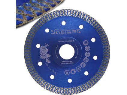 tarcza 125mm rapid silent cut blue